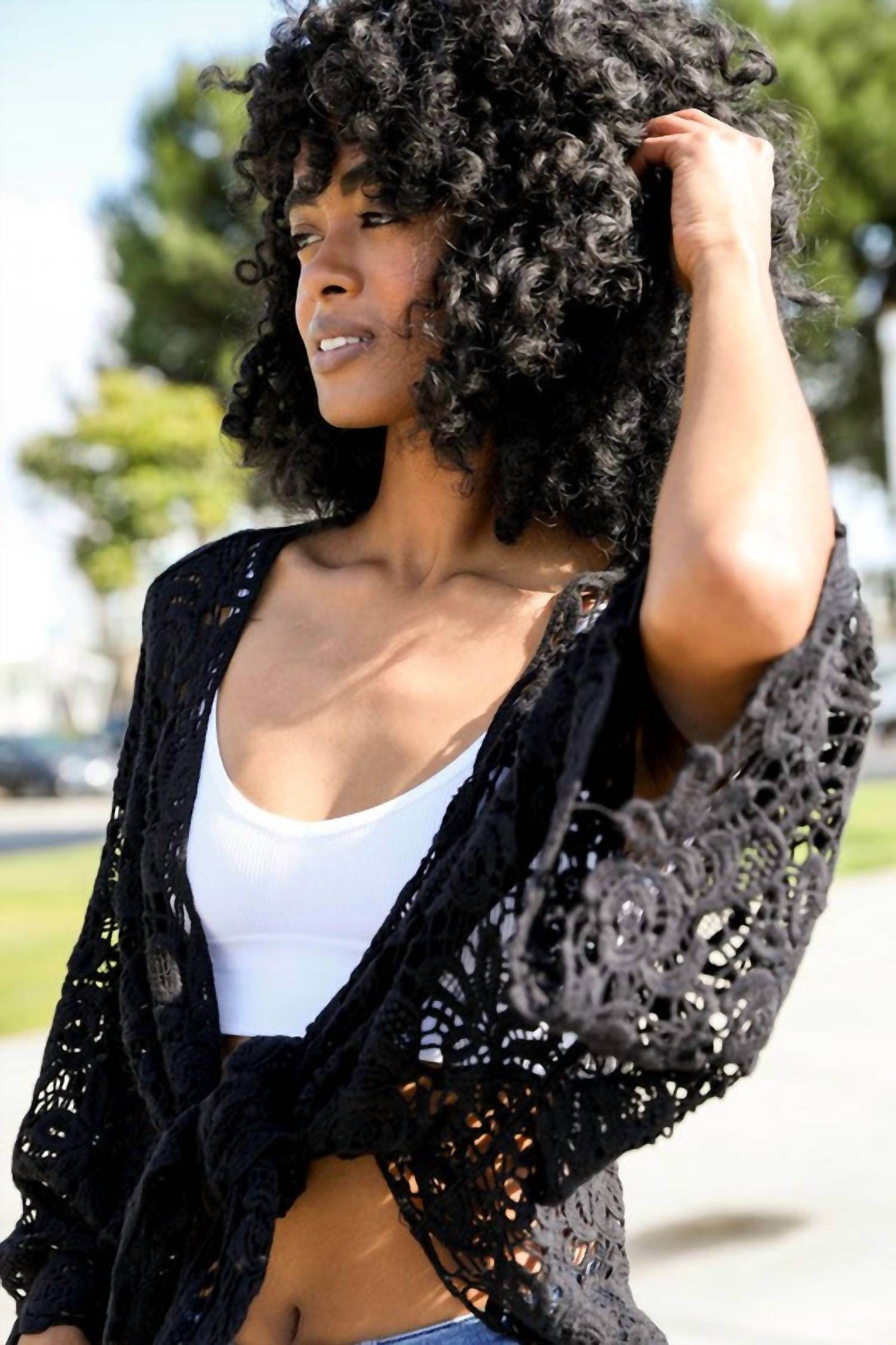 Daytrip - Floral Crochet Wrap Top - Rack Hunt -