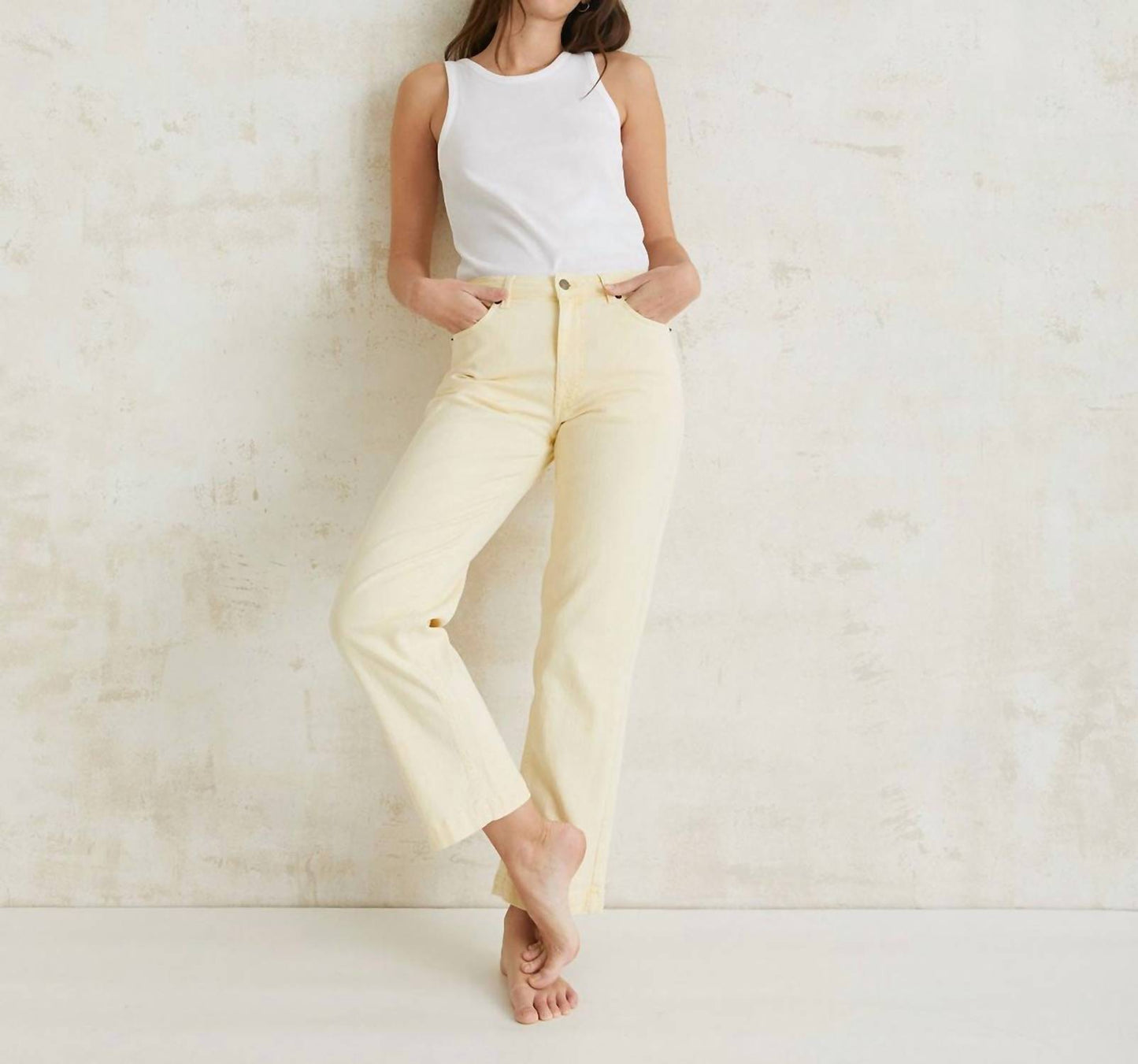 Straight Denim Trousers
