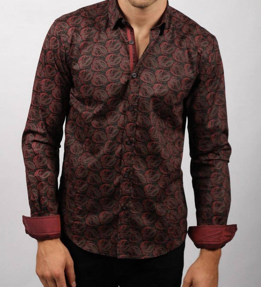 Paisley Button Down Shirt