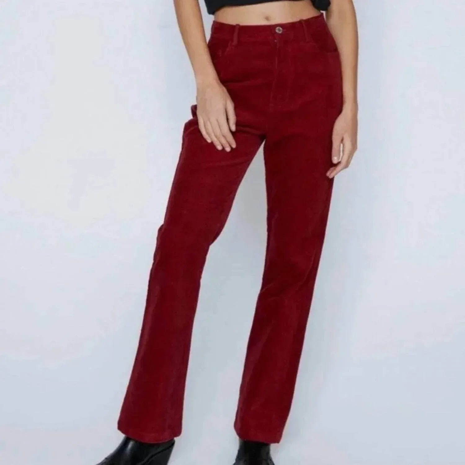 Nasty Gal - Corduroy High Waisted Pants - Rack Hunt