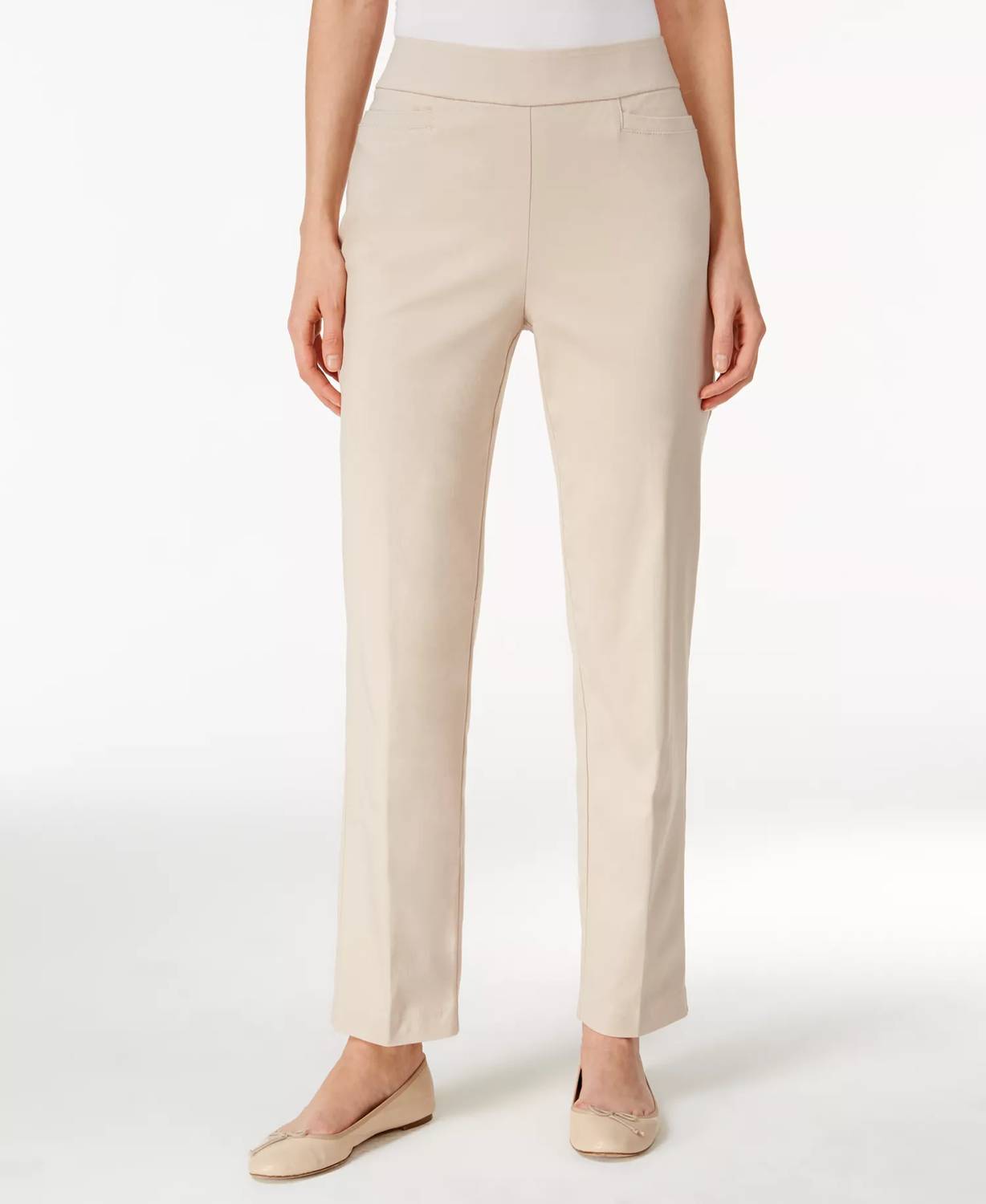 Pull-on Slim-leg Pants