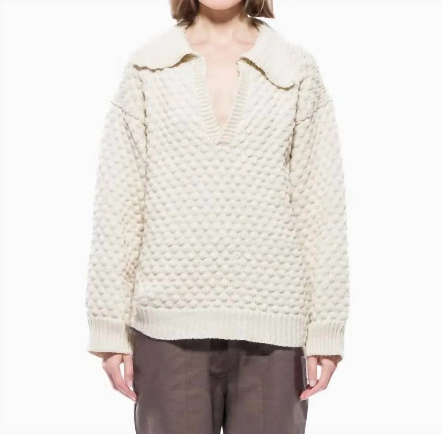 TOIT VOLANT - Francois V-neck Sweater - Rack Hunt
