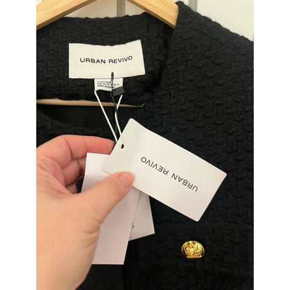 Long Sleeve Tweed Blazer