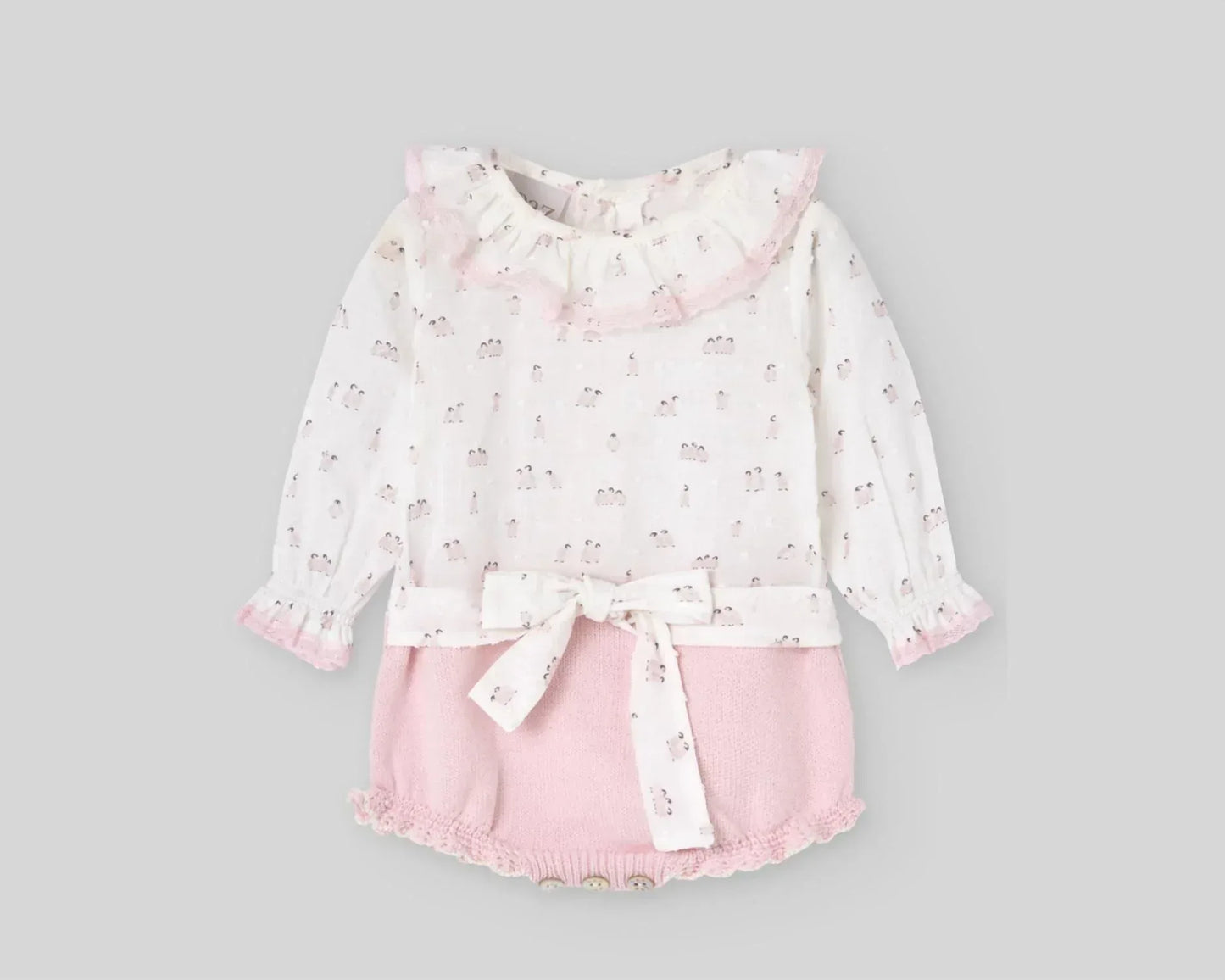 Paz Rodriguez - Girl's Penguin Knit Romper - Rack Hunt