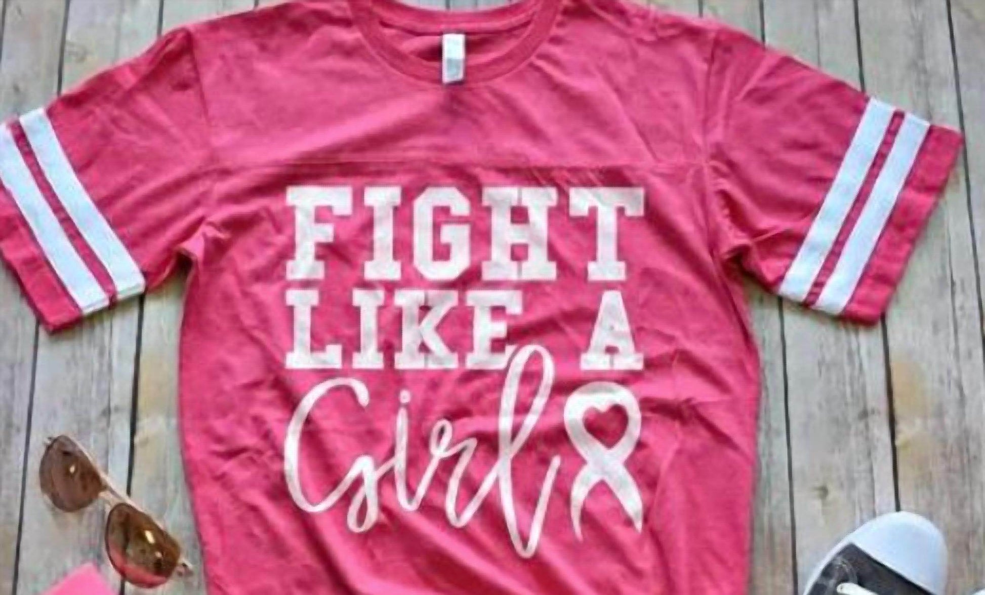 Sweet Caroline Boutique - Women's Fight Like A Girl Cancer Tee - Rack Hunt