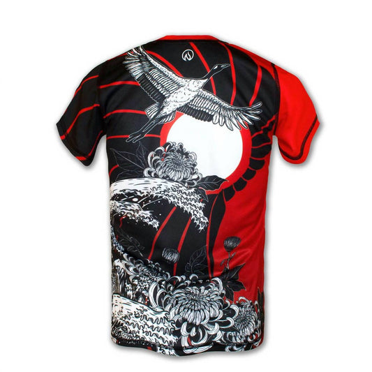 Men's Moonlit Crane Tech Shirt