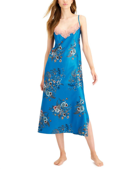 Lace-Trim Slip Dress Nightgown