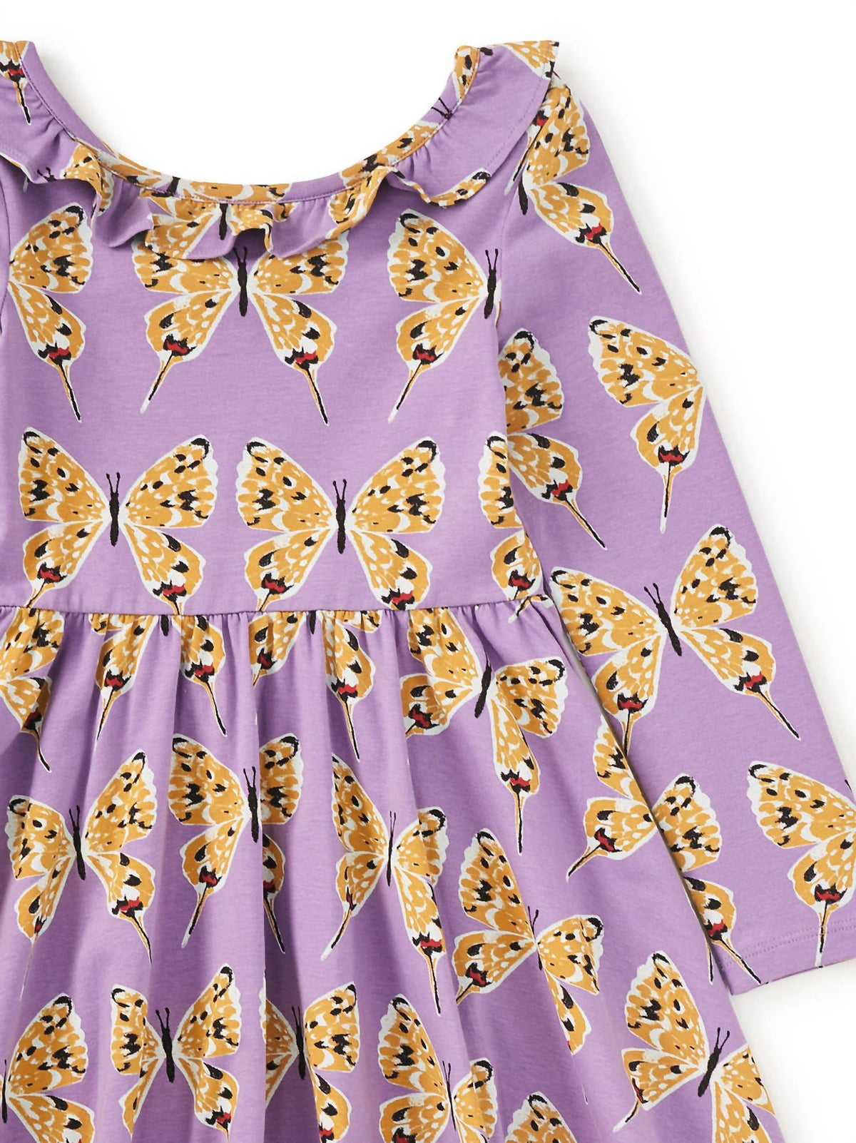 Girl's Ruffle Collar Ballet Dress