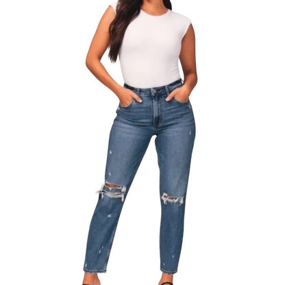 High Rise Mom Jeans
