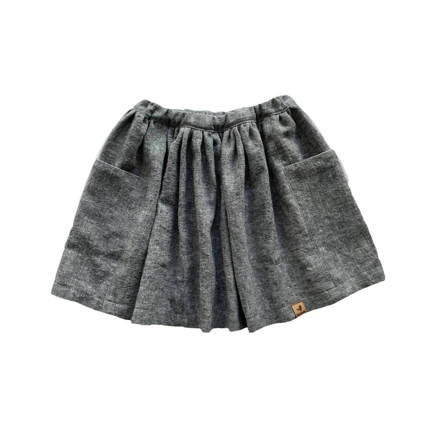 Tate & Adele - Rory Skirt With Large Side Seam Pockets And Elastic Waist - Rack Hunt -