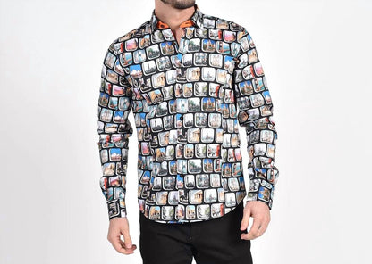Travel Destination Button Down Shirt