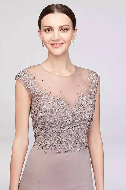 Cachet - Sheer Neck Gown - Rack Hunt