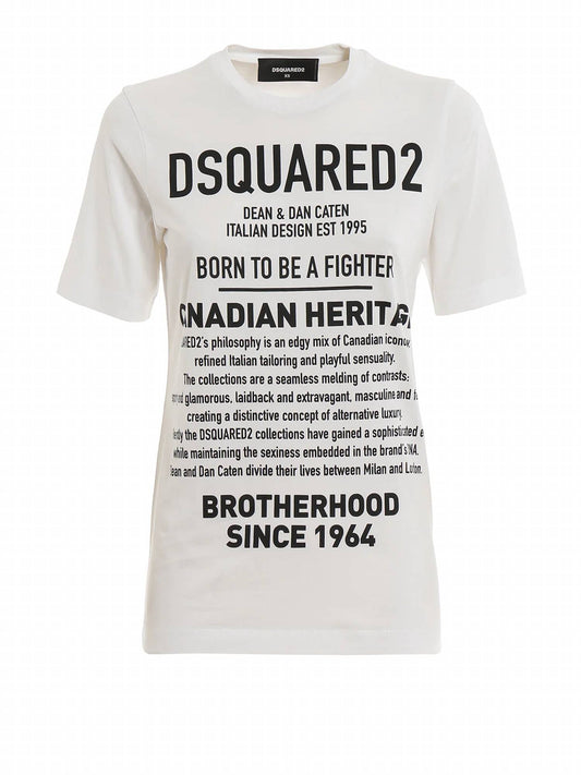 Women's Canadian Heritage Print Cotton T-shirt