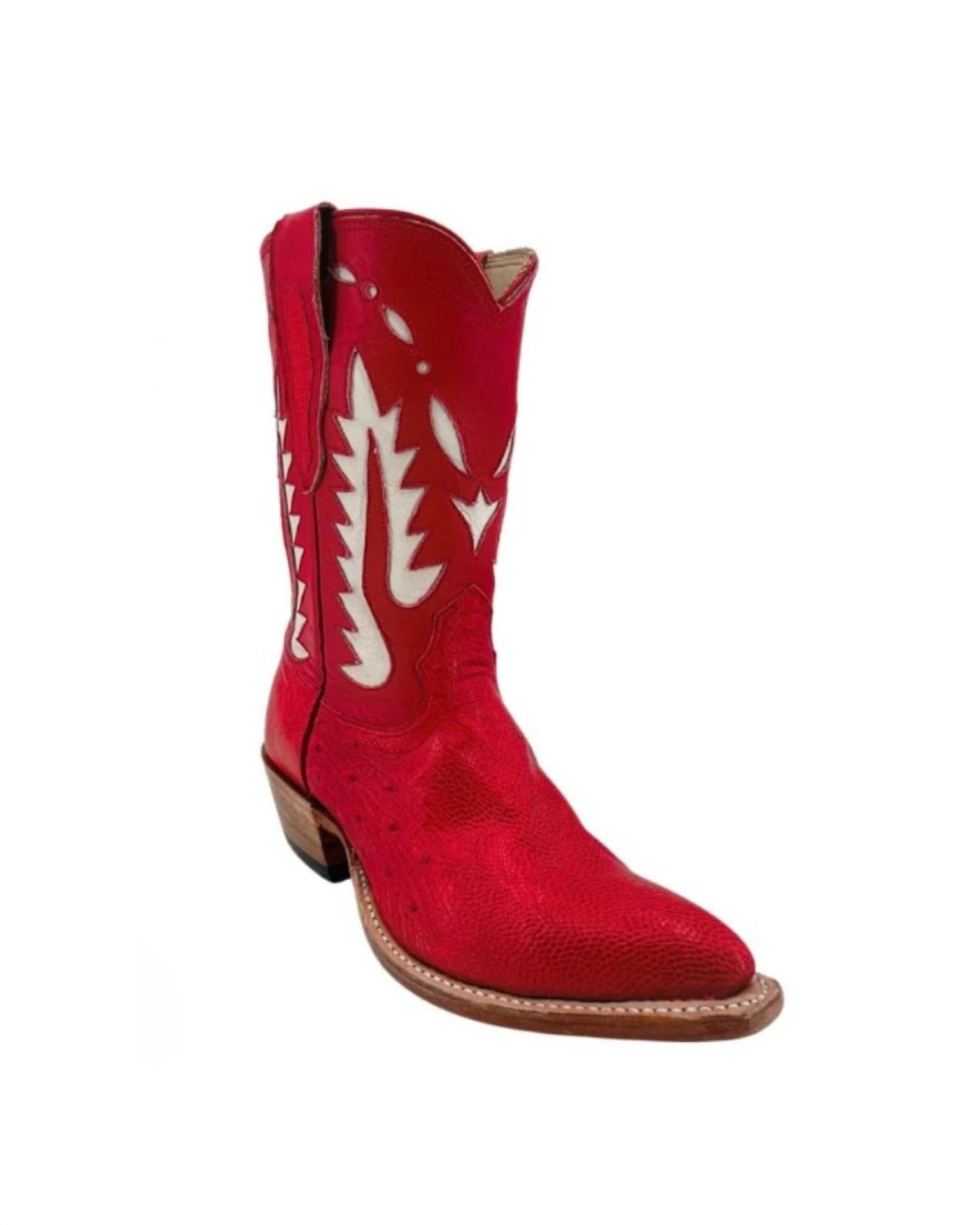 Women's Smooth Ostrich Short Boots
