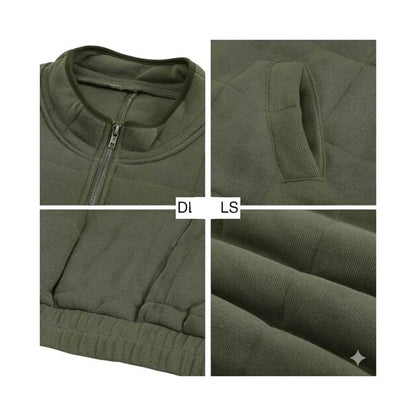 Sweet as a Peach - Quilted Zip-up Jacket - Rack Hunt