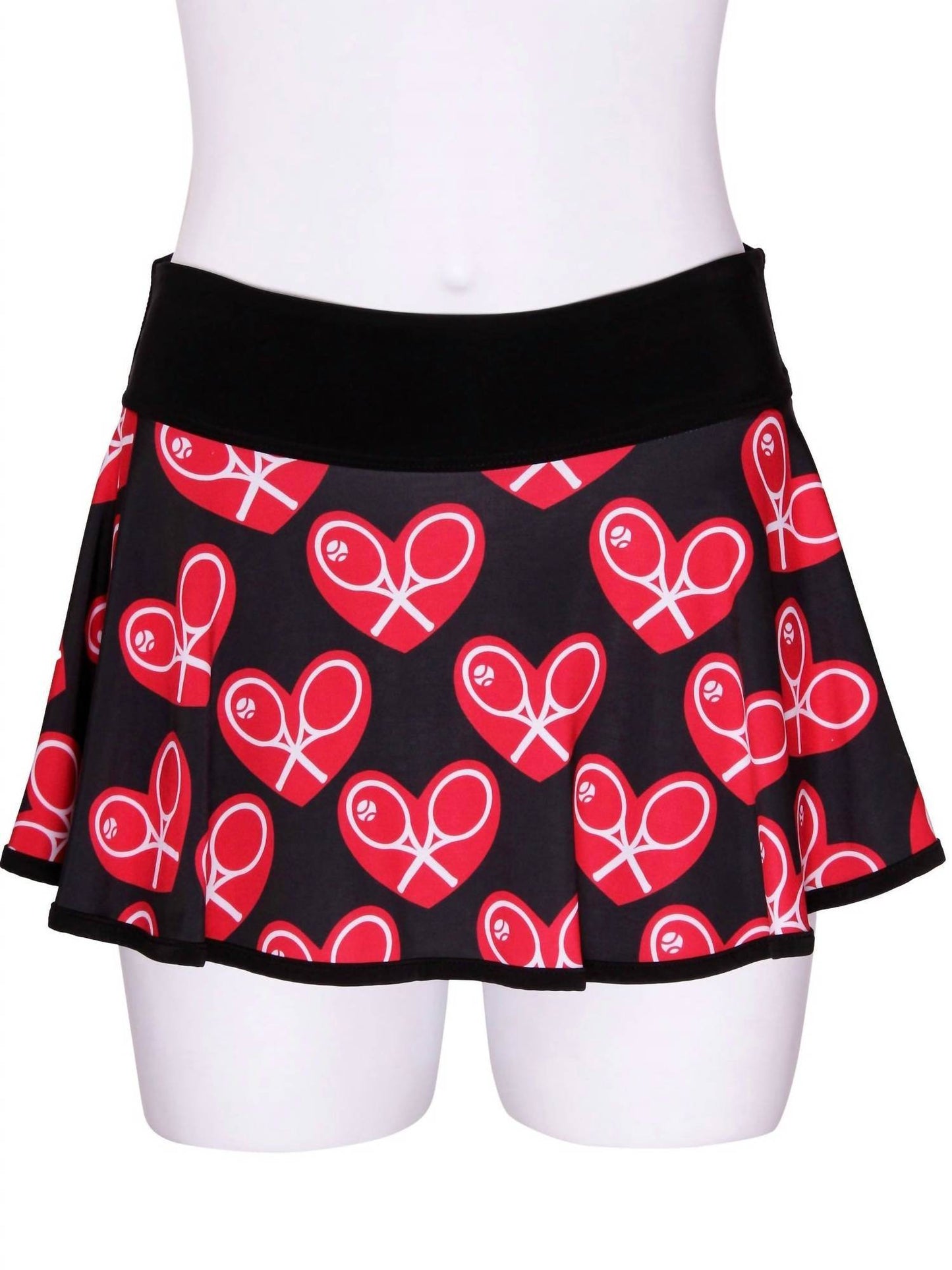 Love Love Tennis - Women's Limited Mid Size Heart Tennis Skirt - Rack Hunt