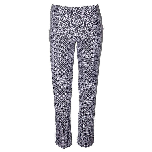 Women's Geo-printed Knit Slim Pajama Pants