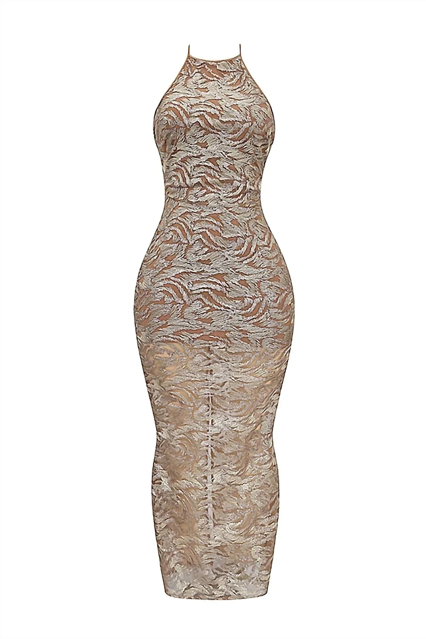House of CB - Giada Embroidered Sequin Gown - Rack Hunt