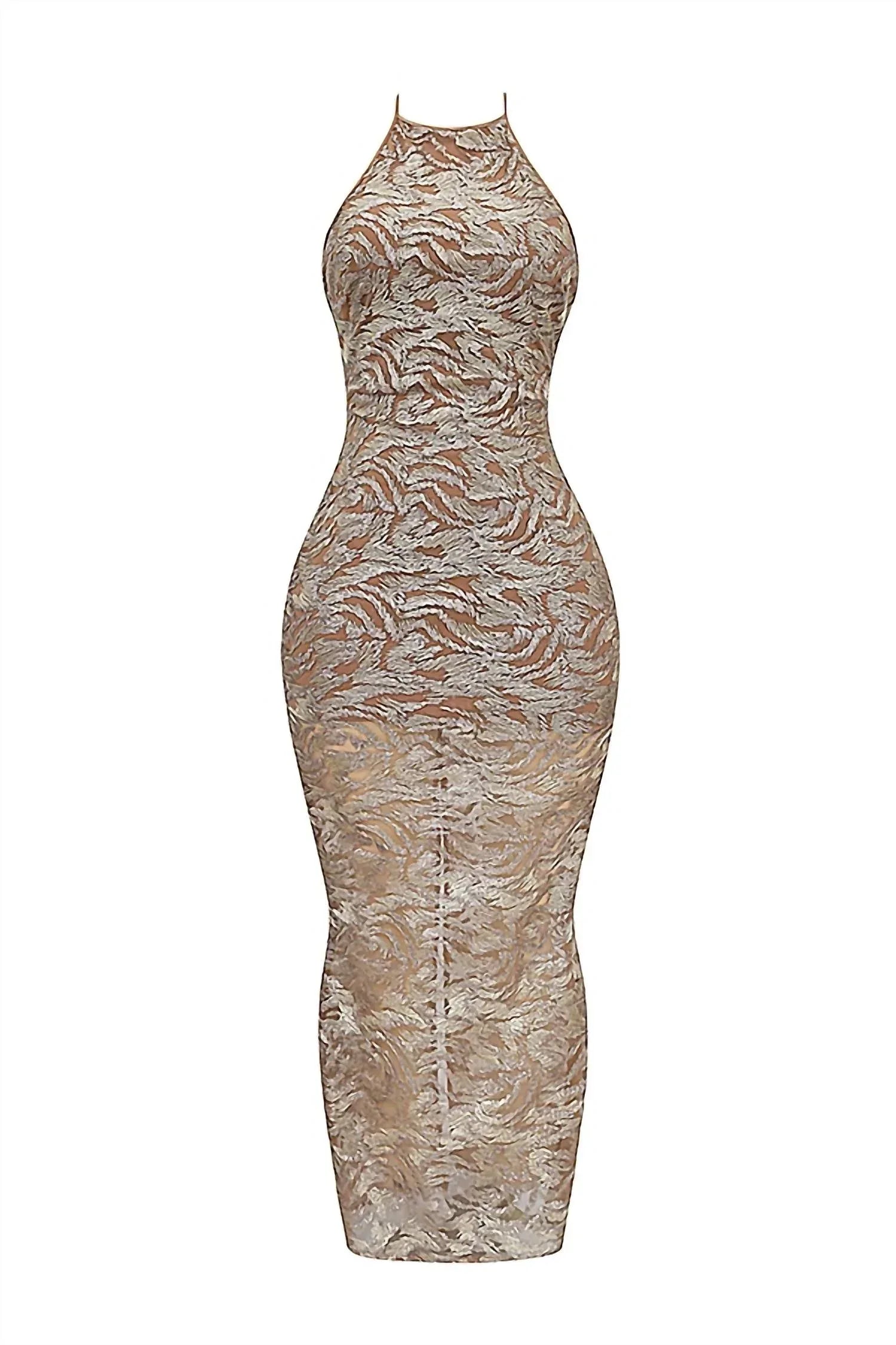 House of CB - Giada Embroidered Sequin Gown - Rack Hunt