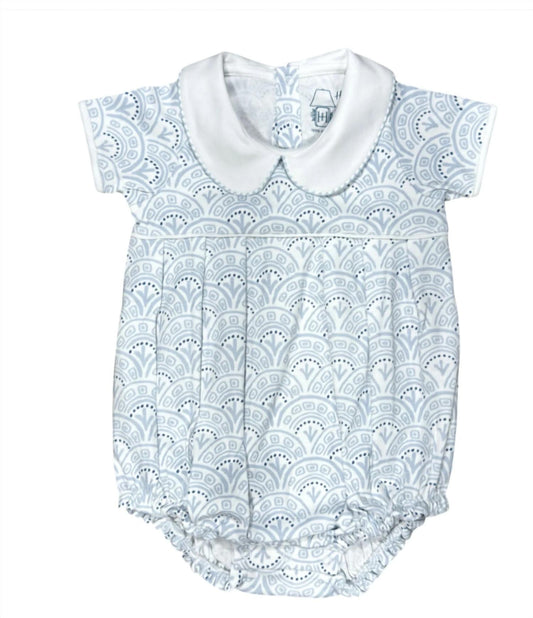 Boys Short Sleeve Pleated Bubble