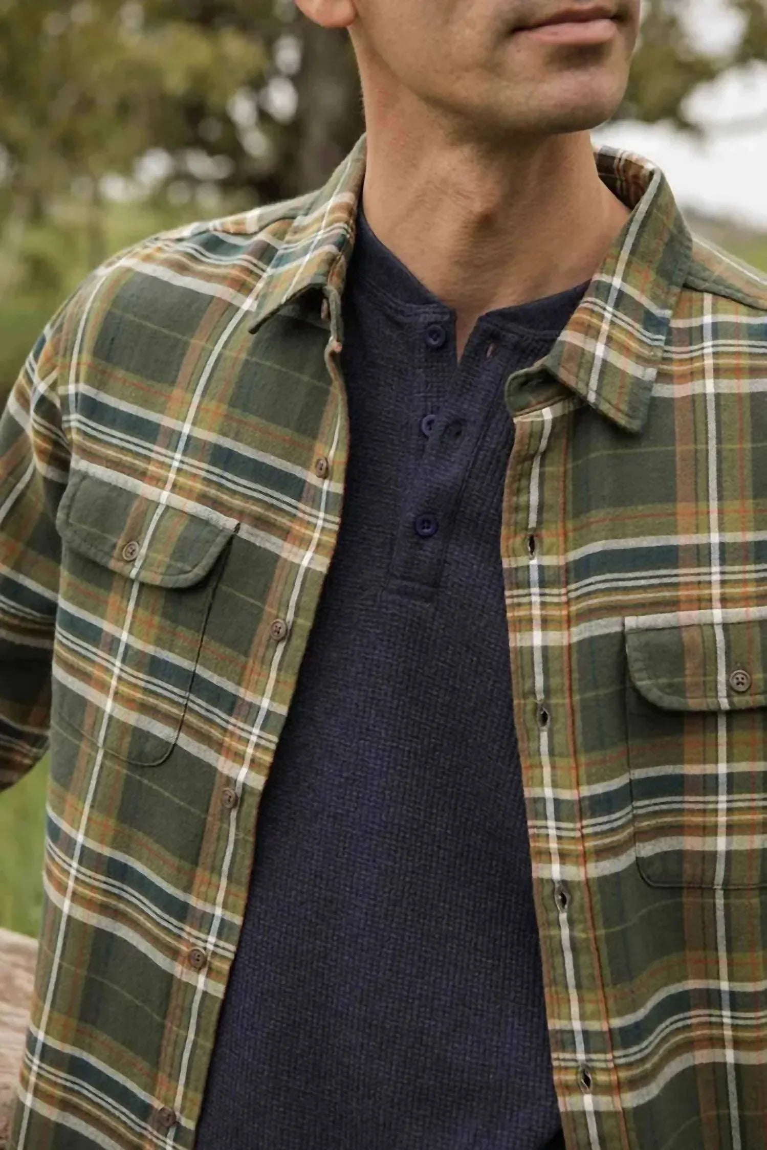Bridge & Burn - Cole Slim Fit Brushed Cotton Shirt - Rack Hunt