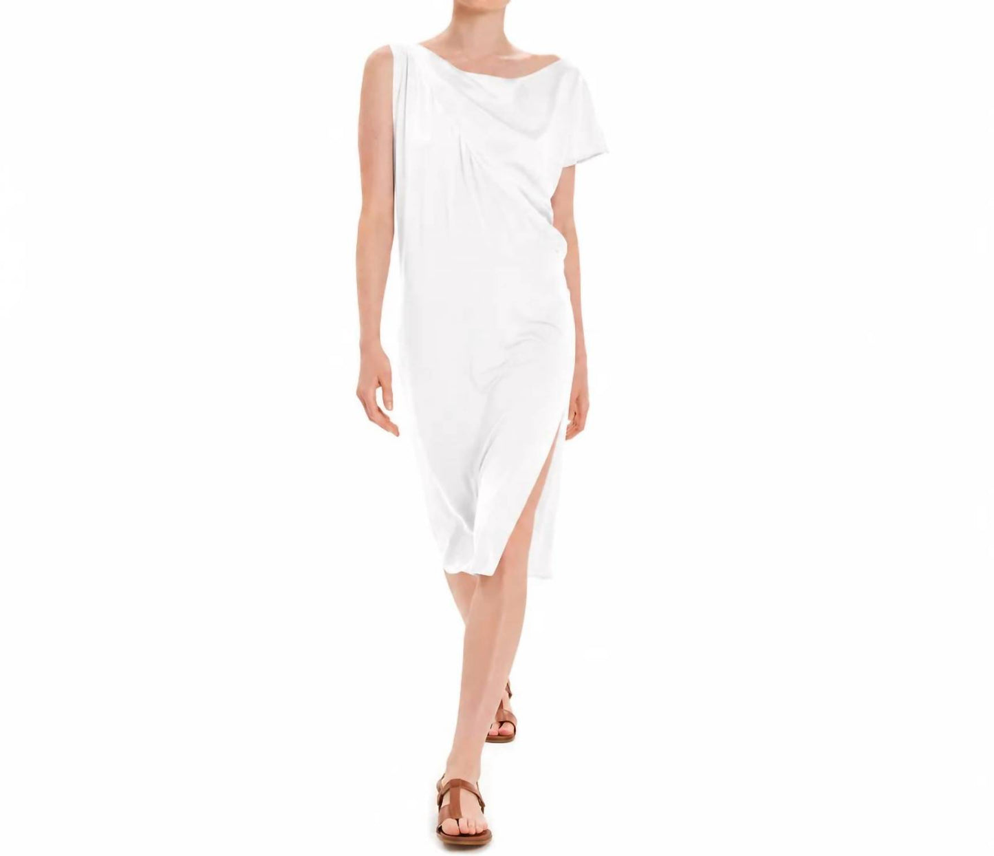 Opal Draped Midi Dress