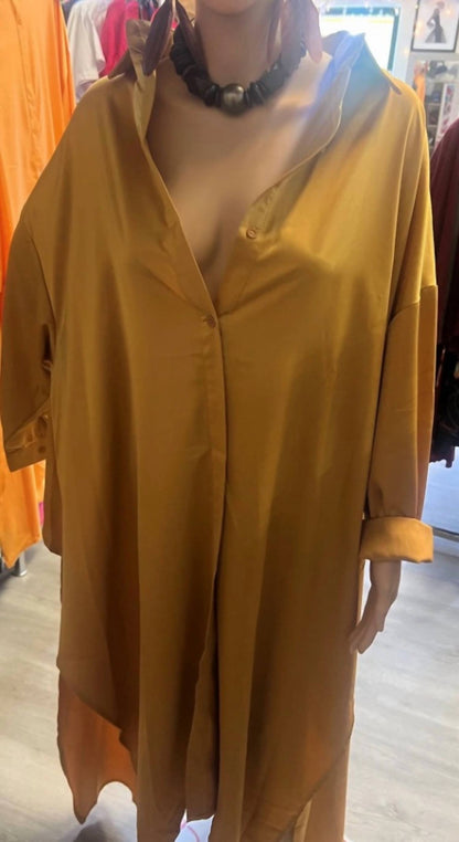 Women's Luxe Trench Duster Dress