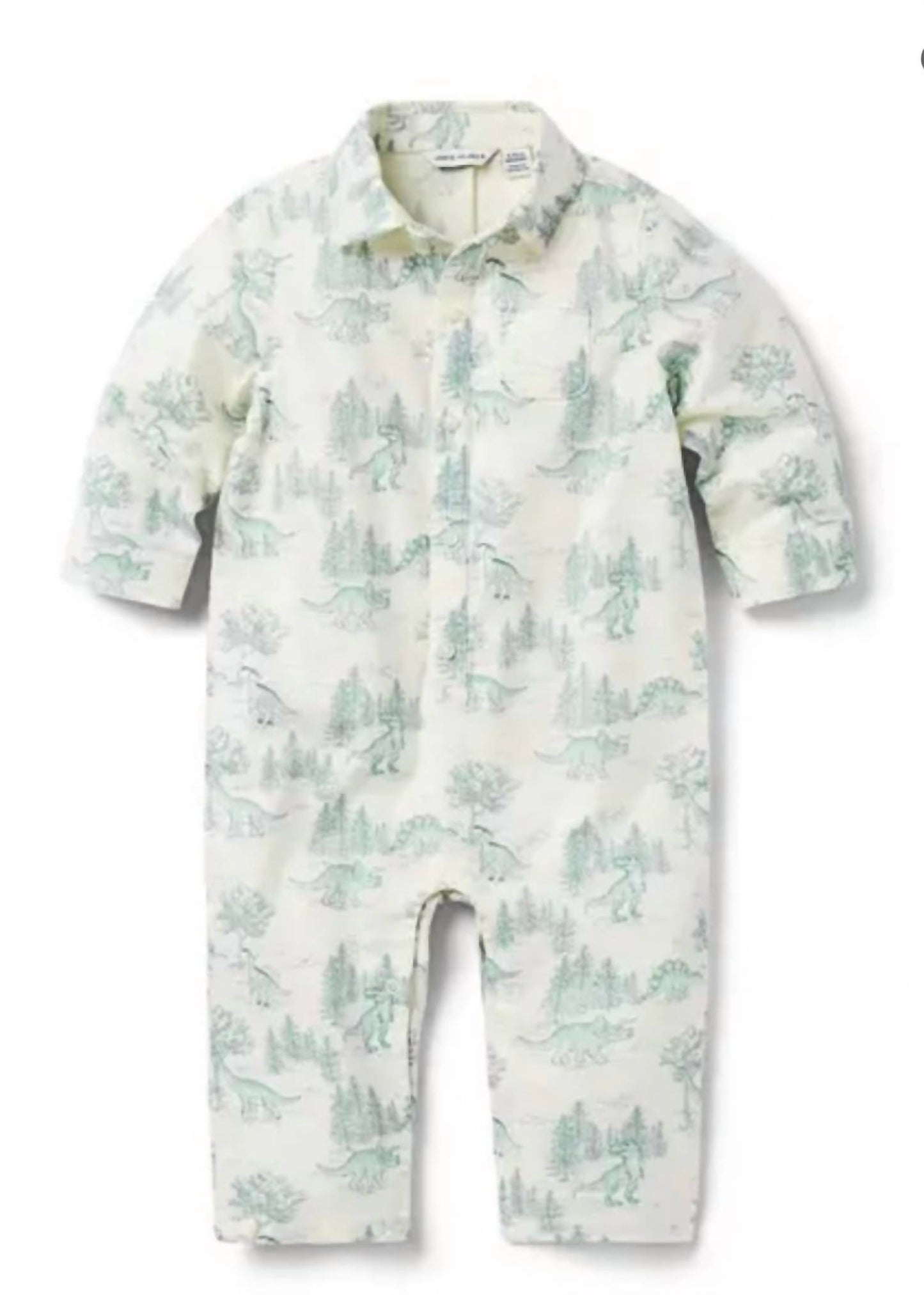Kid's Collared Dino Romper