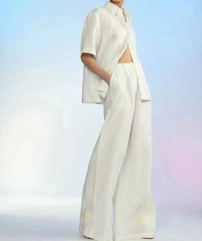 Isola Linen Wide Leg Pants