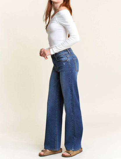 High Rise Wide Leg Jeans