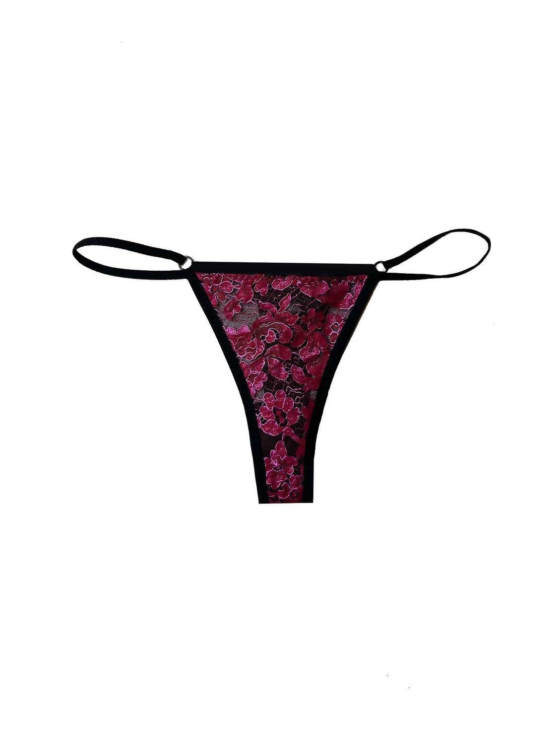 TITOV - Women's Beth Floral Lace Thong - Rack Hunt -
