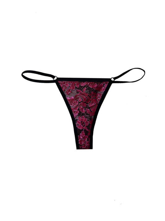 TITOV - Women's Beth Floral Lace Thong - Rack Hunt -