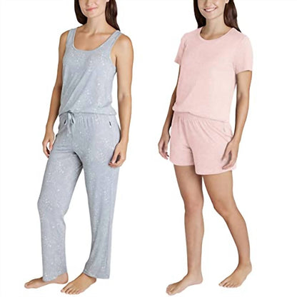 Women's 4-piece Pajama Set