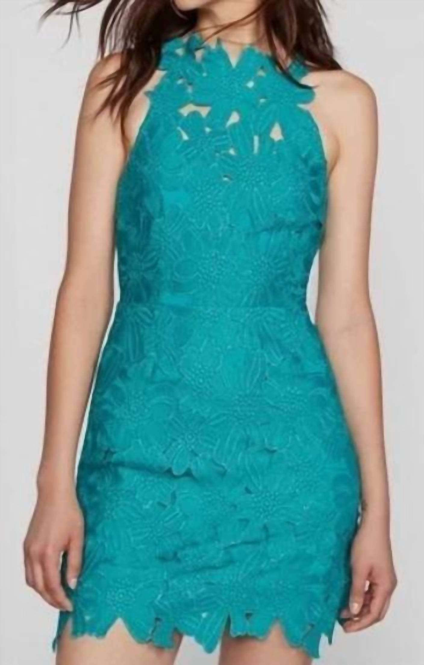 Saylor X Free People - Jessica Foil Lace Dress - Rack Hunt