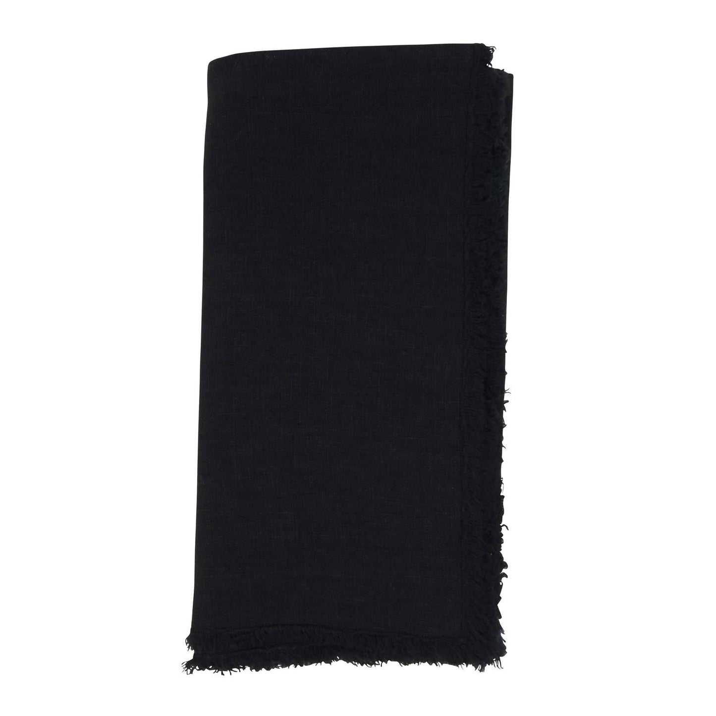 Fringed Design Stone Washed Napkins - Set Of 4