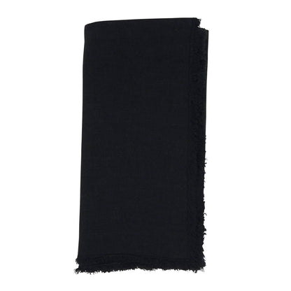 Fringed Design Stone Washed Napkins - Set Of 4