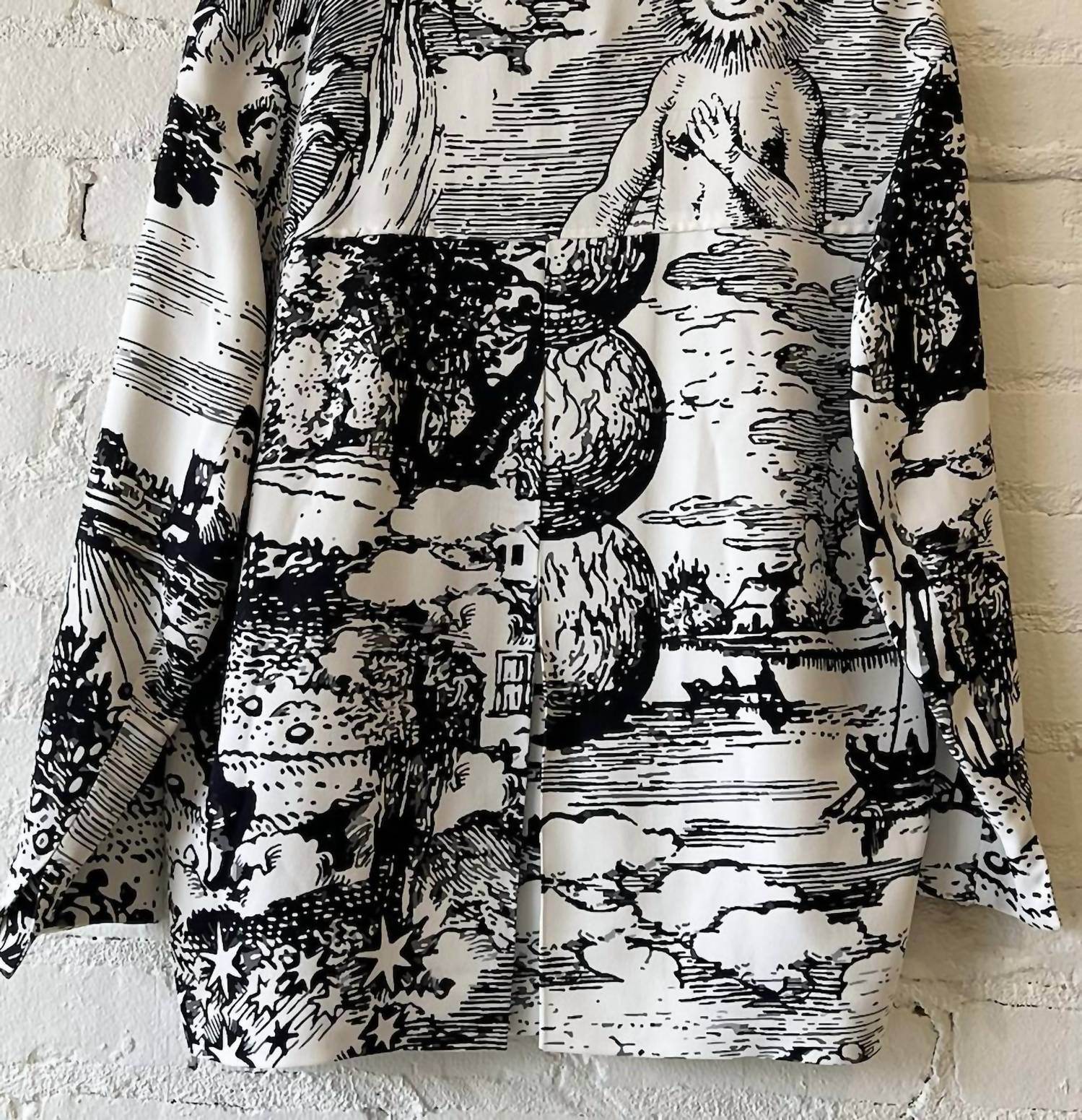 Libertine - Women's Modern Toile Pleated Jacket - Rack Hunt -