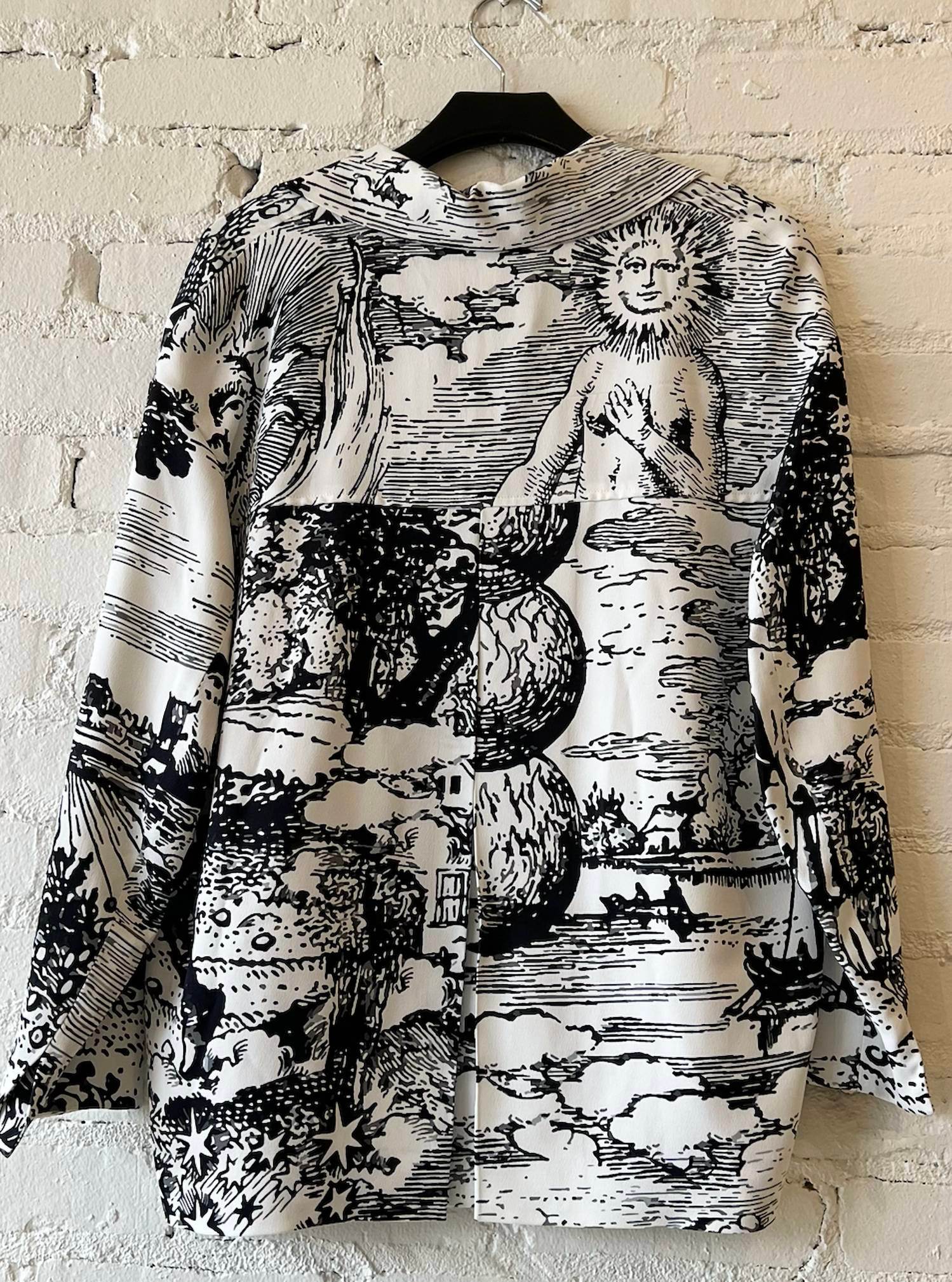 Libertine - Women's Modern Toile Pleated Jacket - Rack Hunt -