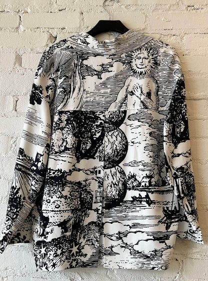 Libertine - Women's Modern Toile Pleated Jacket - Rack Hunt