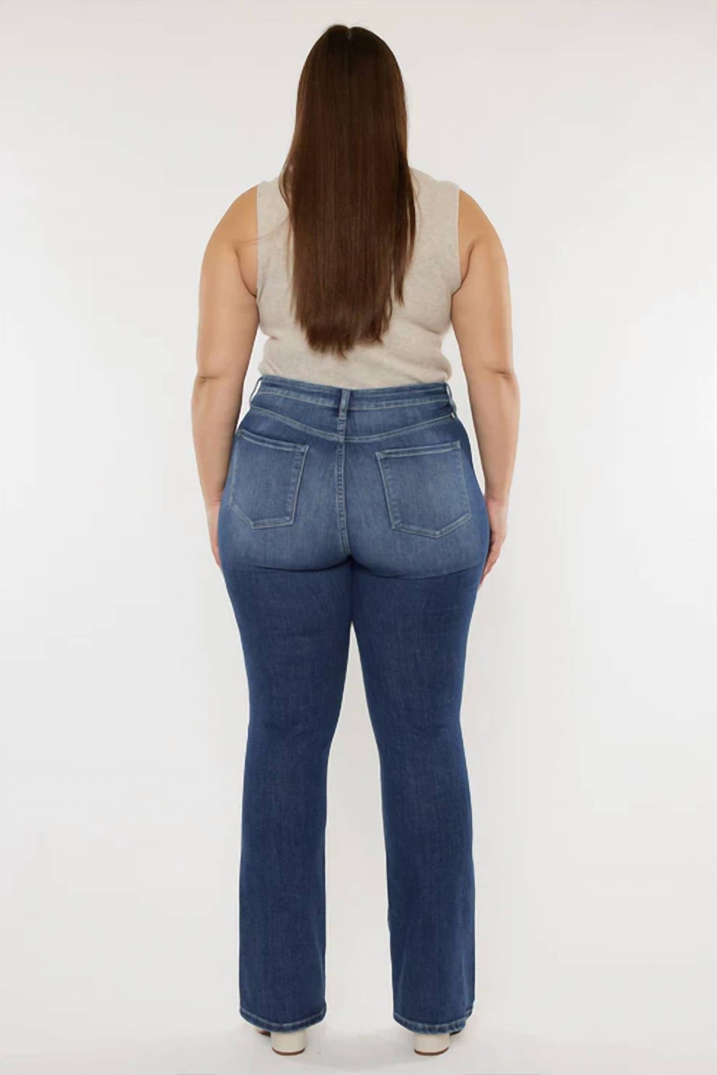 High Rise Bootcut Jeans