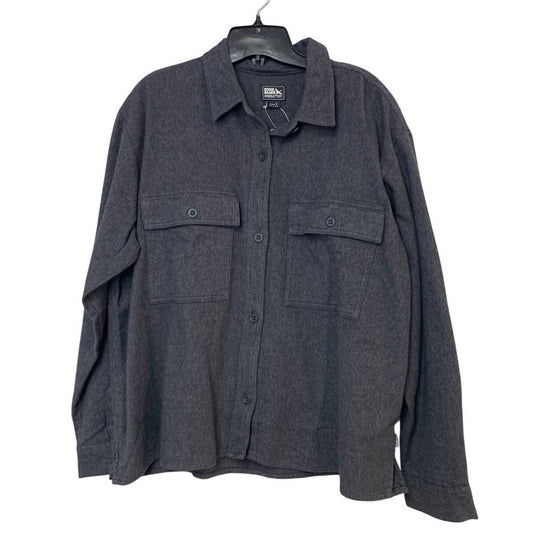 Women's Cotton Ballard Flap Pocket Novelty Button Up Shirt