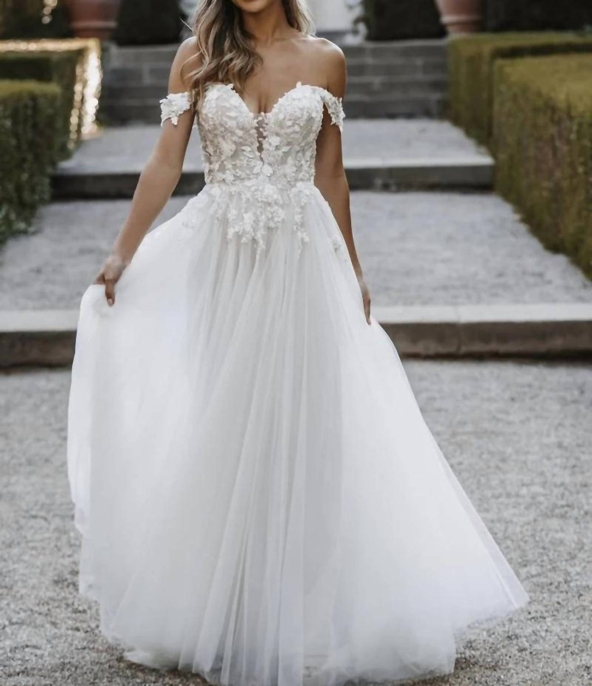 Off-shoulder Gown
