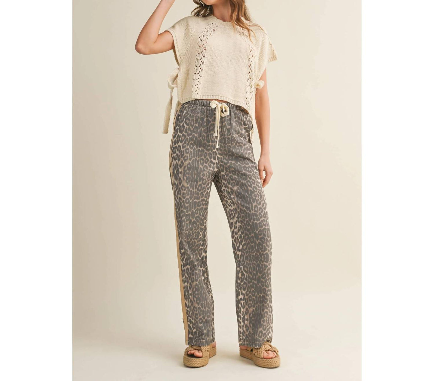 Luxe Relaxed Pants With Side Trim