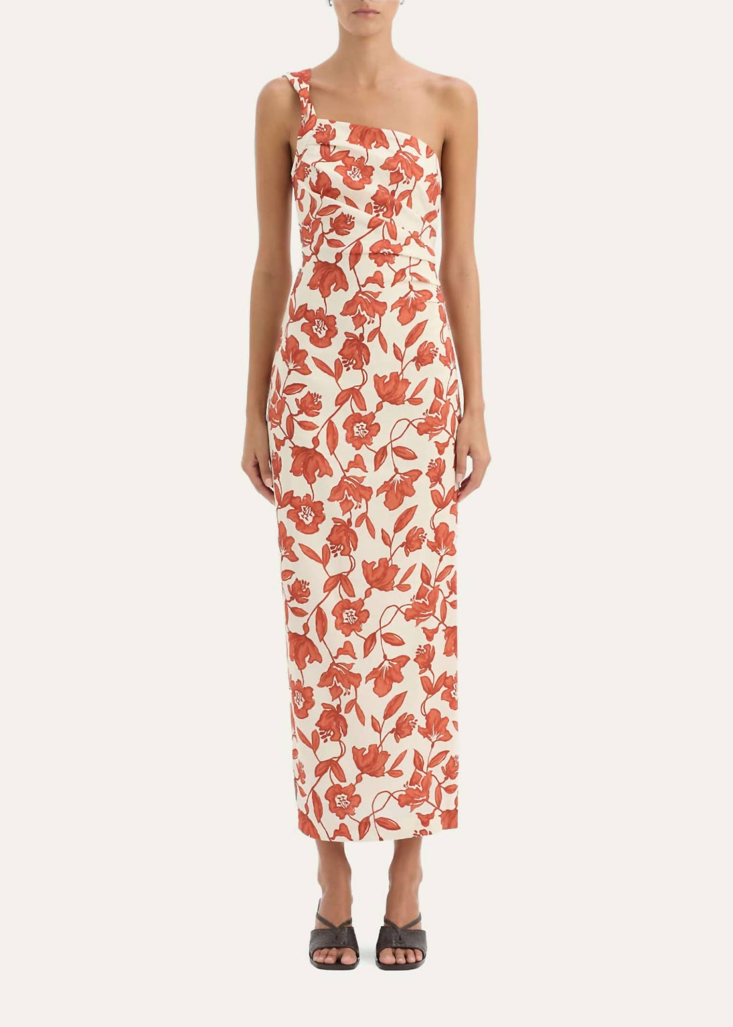 Chloe One Shoulder Midi Dress