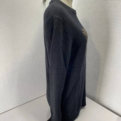 Women's Horse Outline Wool Cashmere Sweater