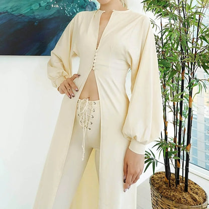 Koy & Victoria - Ify Long Sleeve Duster - Rack Hunt