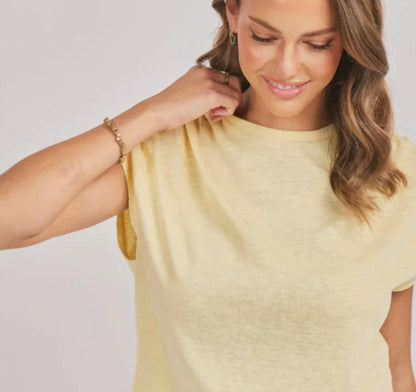 Warmth Gathered Shoulder Top