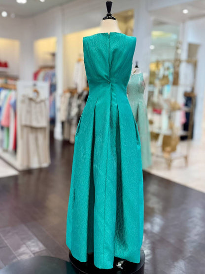 Women's Demi Peplum Evening Gown