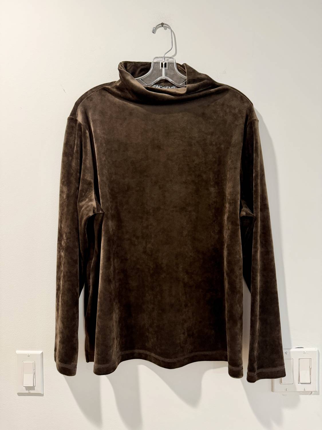 Women's Plush Funnel Neck Top