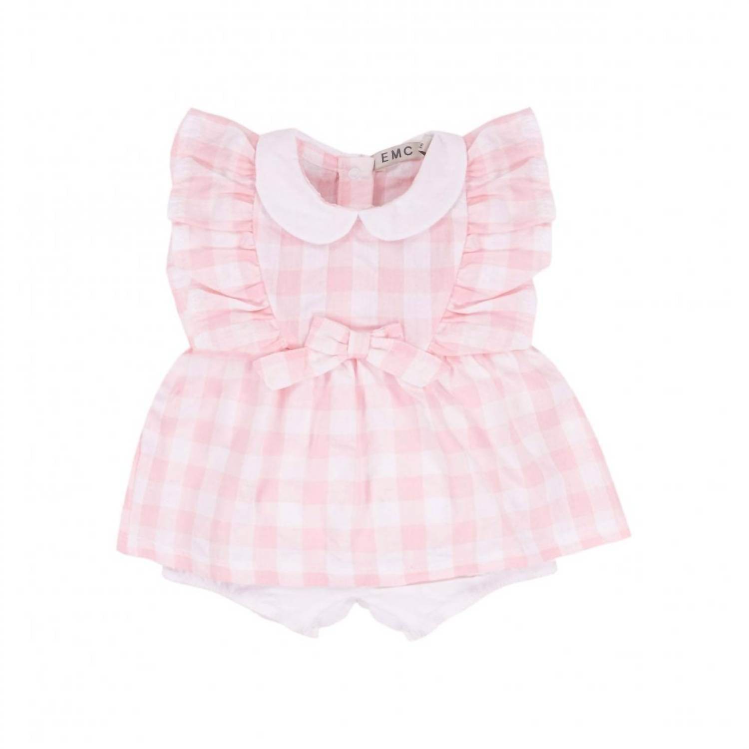 EMC - Girls Seersucker Romper - Rack Hunt -